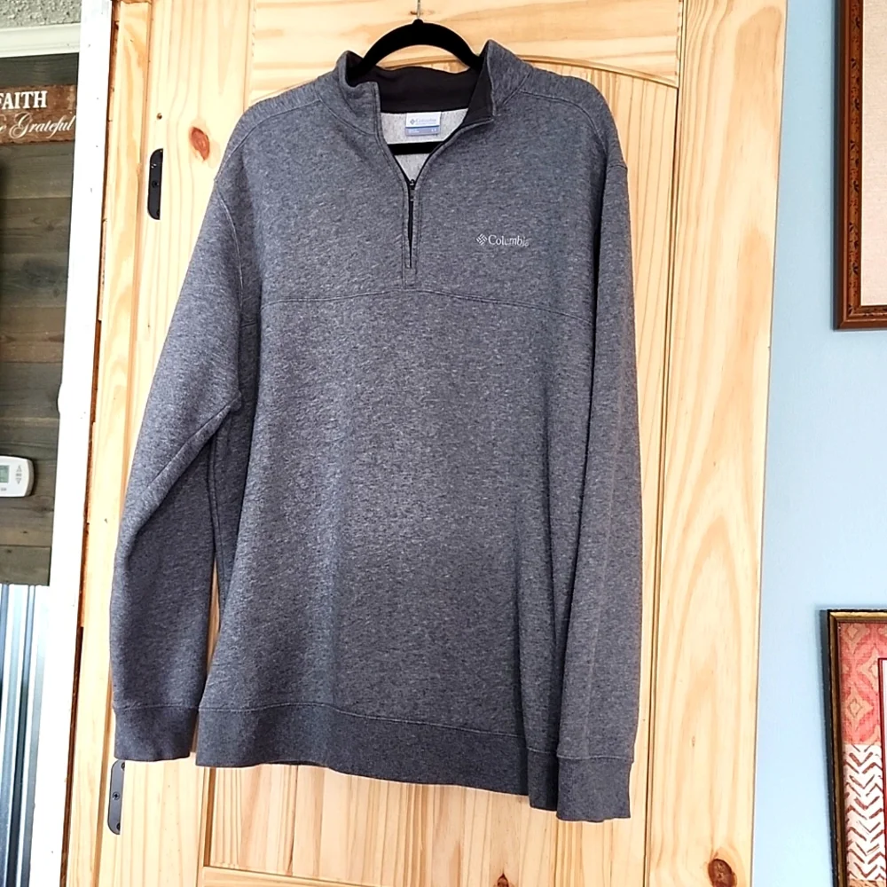 Columbia Men’s 1/4 Zip Pullover Large Tall pre-loved MSRP new it was $89.00. - Picture 1 of 5